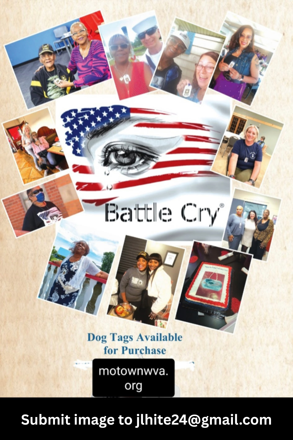 Battle Cry Selfie Dog Tags (1) Battle Cry Dog Tag flyer