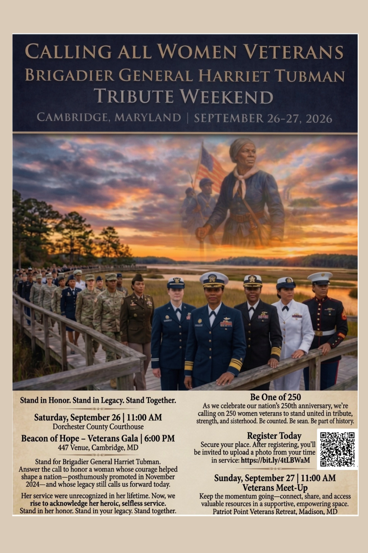 Tribute Weekend Tribute Weekend for Veterans Promotional flyer